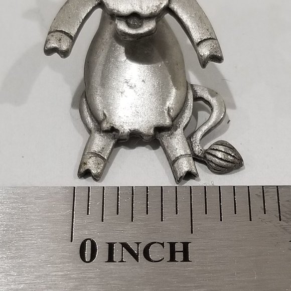 Jonette Jewelry Company - Pewter single stud earring - 2 piece dangling cow - Picture 9 of 13